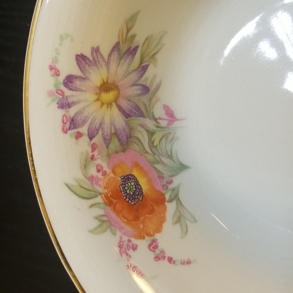 Universal Pottery Camwood Ivory Poppy Pattern Dinnerware - Picture 6 of 16